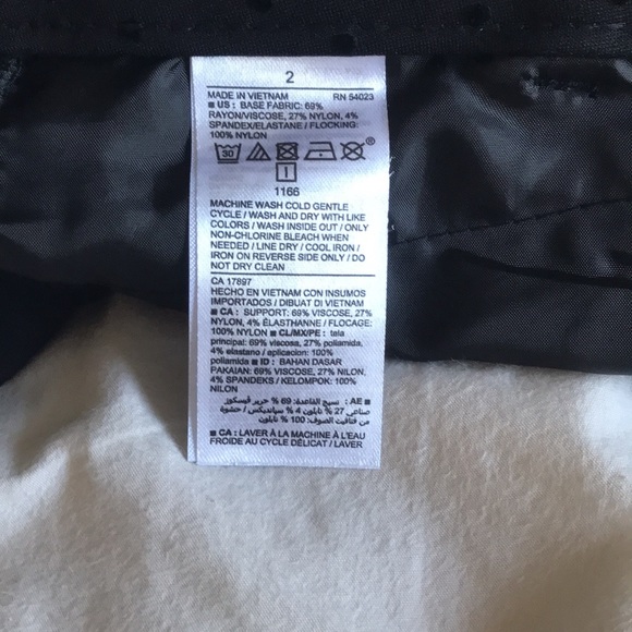 Old Navy Pixie Pants Black Velvet Polka Dots - Picture 7 of 8